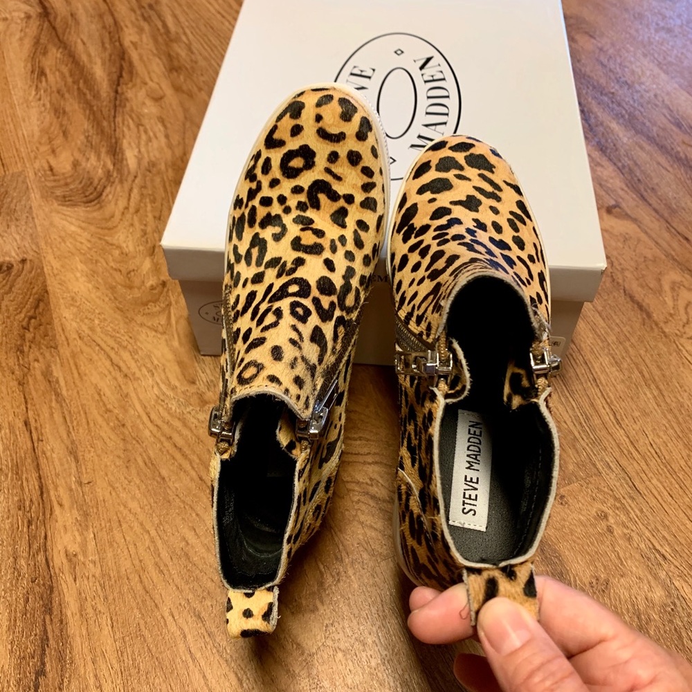Steve Madden zip wedge sneakers - Picture 4 of 5